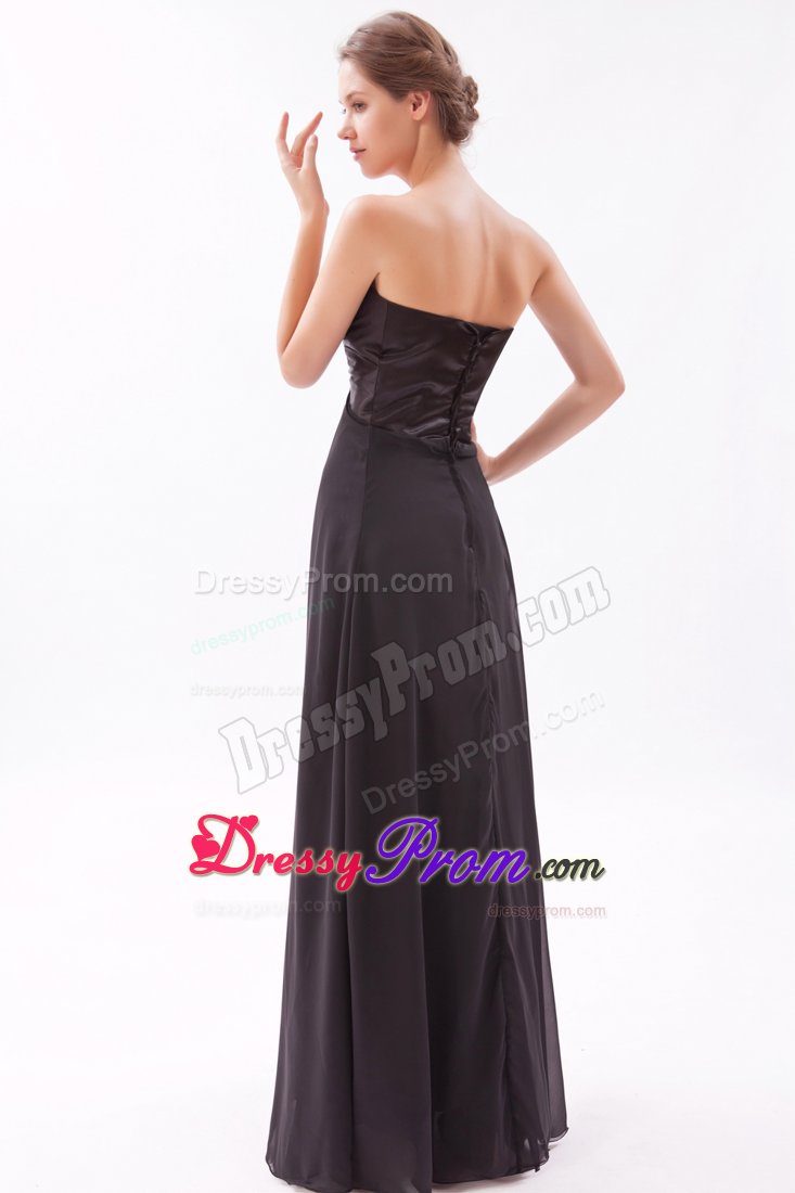 Escondido CA Black Empire Prom Bridesmaid Dress with Beading 2014