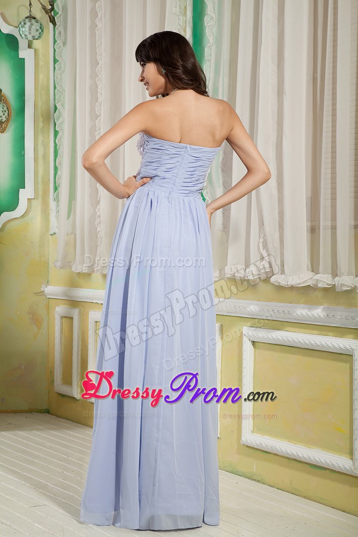 Concord CA Lilac Empire Prom Party Dress with Rolling Flowers