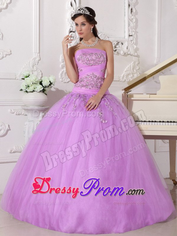 Longmont CO Lavender Sweet Sixteen Quinceanera Dress Appliques