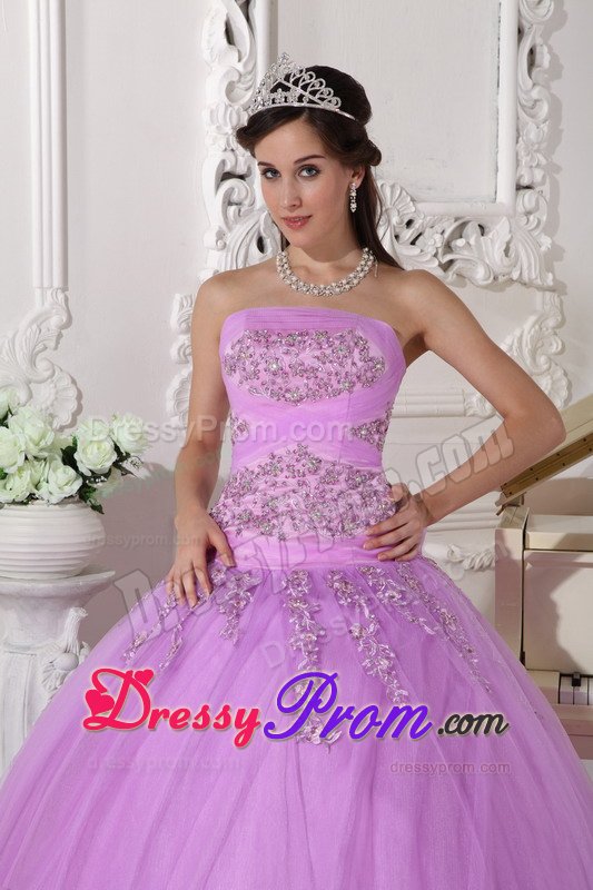 Longmont CO Lavender Sweet Sixteen Quinceanera Dress Appliques