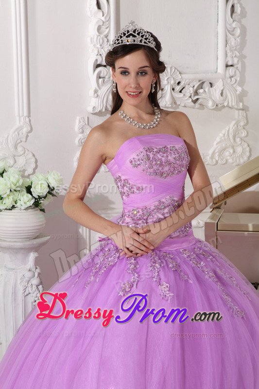 Longmont CO Lavender Sweet Sixteen Quinceanera Dress Appliques