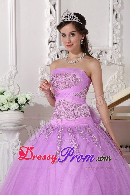 Longmont CO Lavender Sweet Sixteen Quinceanera Dress Appliques