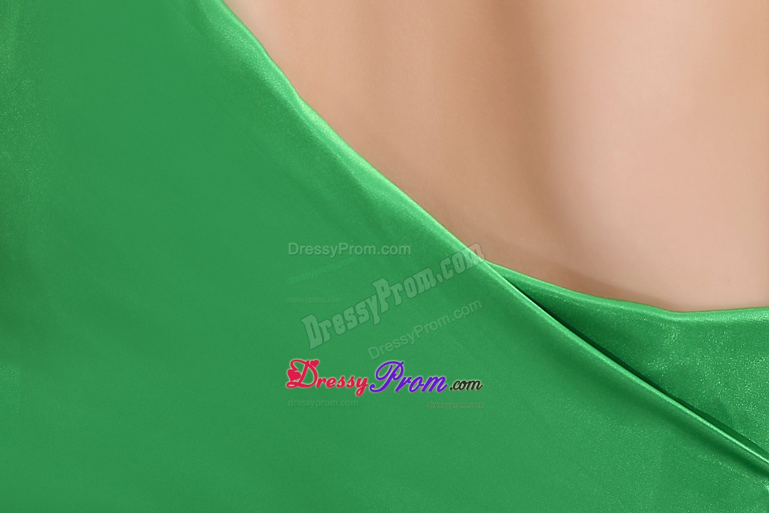 Spring Green Mermaid Prom Dress One Shoulder Brush Train