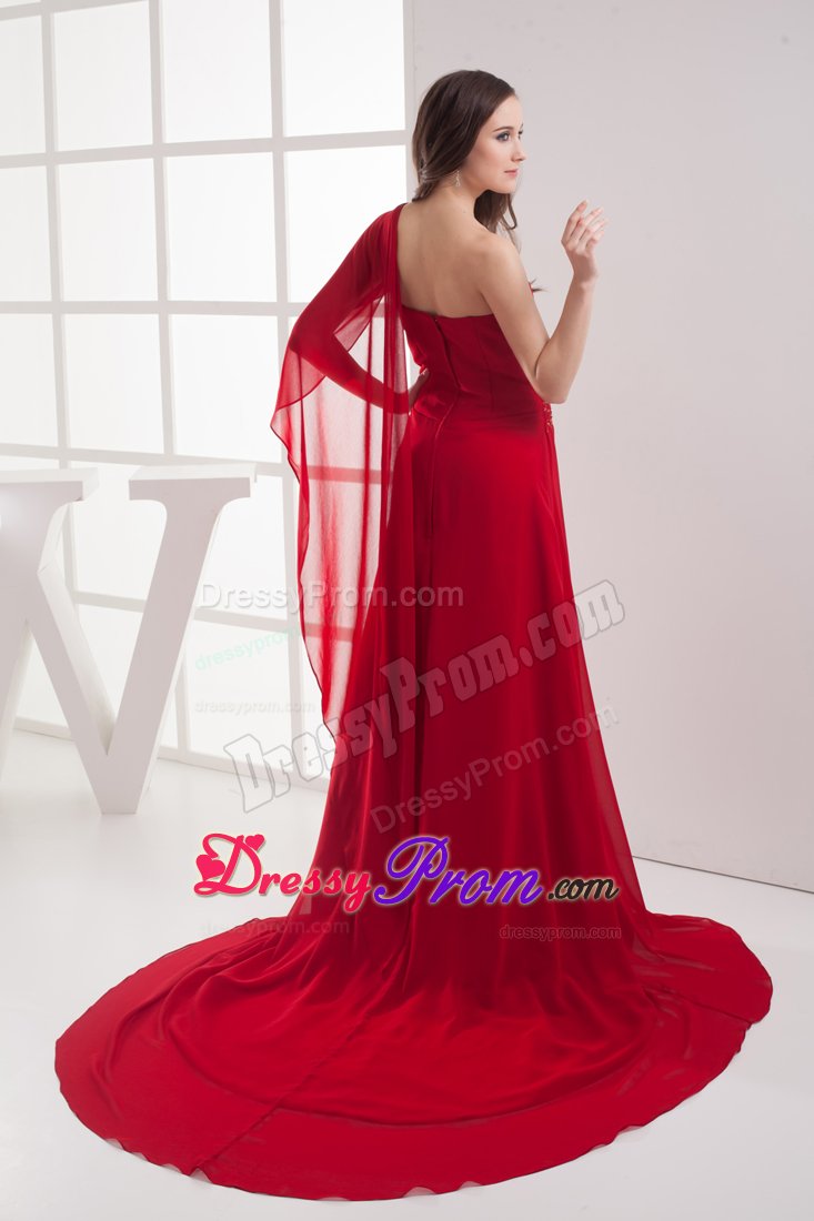 Red One Shoulder Beaded Prom formal Dress in Oxfordshire