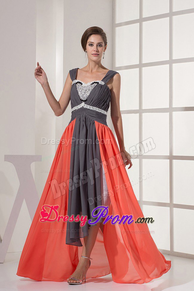 Popular Beaded Ruched Multi-Color Prom Dress in Lincolnshire