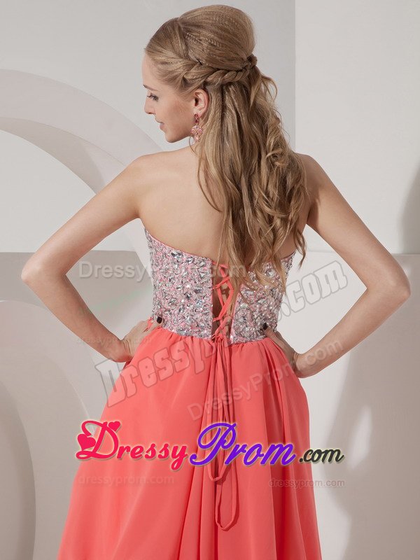 2014 Rust Red Beaded Mini Prom Cocktail Dress On Discount