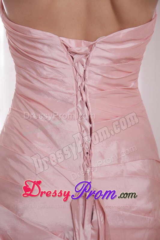 Sexy A-line Pink Beaded Prom formal Dress for Wholesale