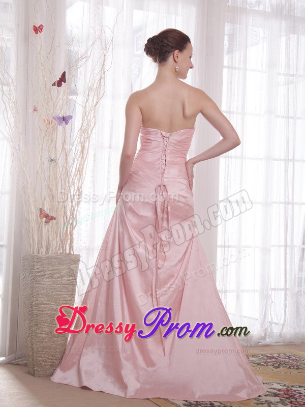 Sexy A-line Pink Beaded Prom formal Dress for Wholesale