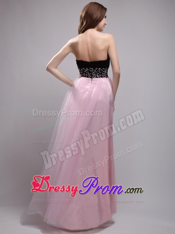 Latest Two-toned Beaded Sweetheart Long Prom Dress for Girls