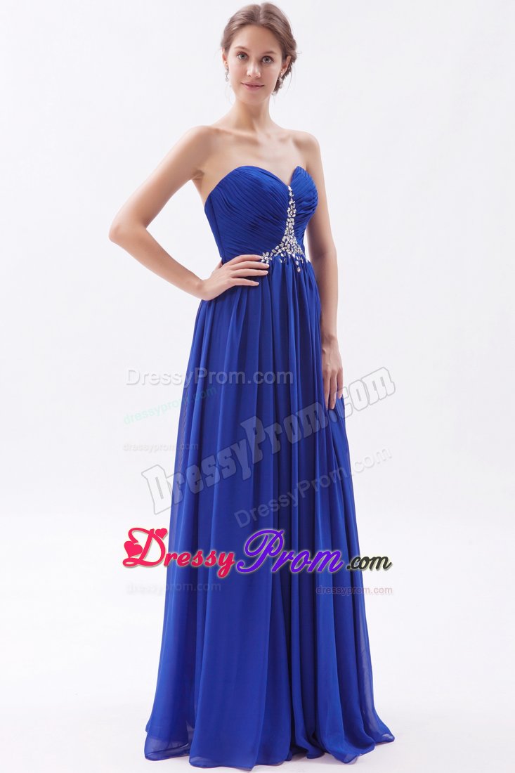 Essential Sweetheart Ruched Prom Party Dress with Rhinestones