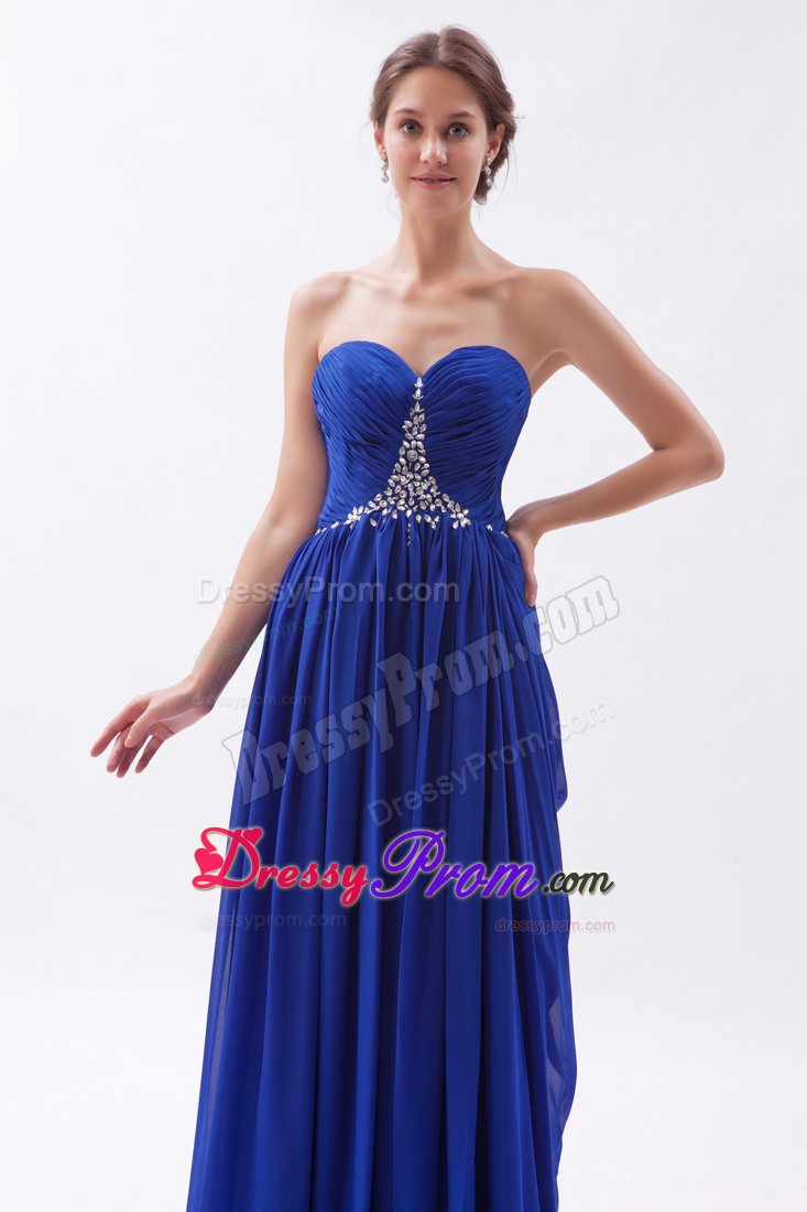 Essential Sweetheart Ruched Prom Party Dress with Rhinestones