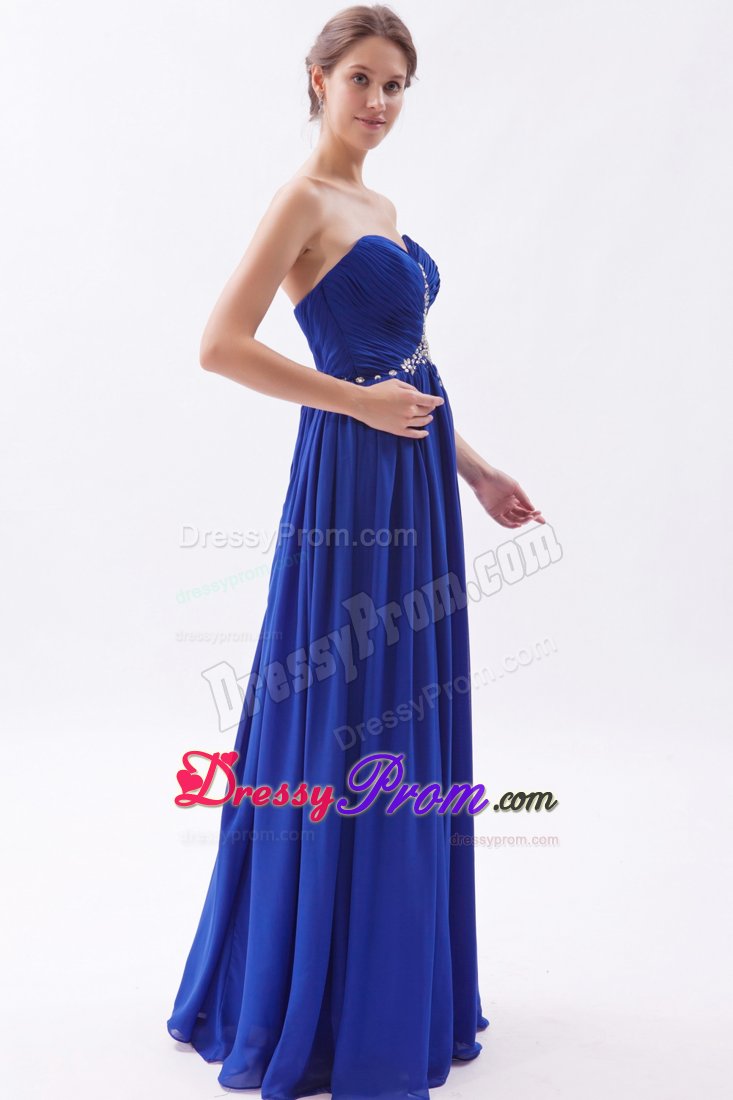 Essential Sweetheart Ruched Prom Party Dress with Rhinestones