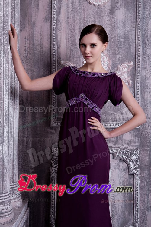 Free Shipping Bateau Rhinestones Prom Dress Colors for Choice