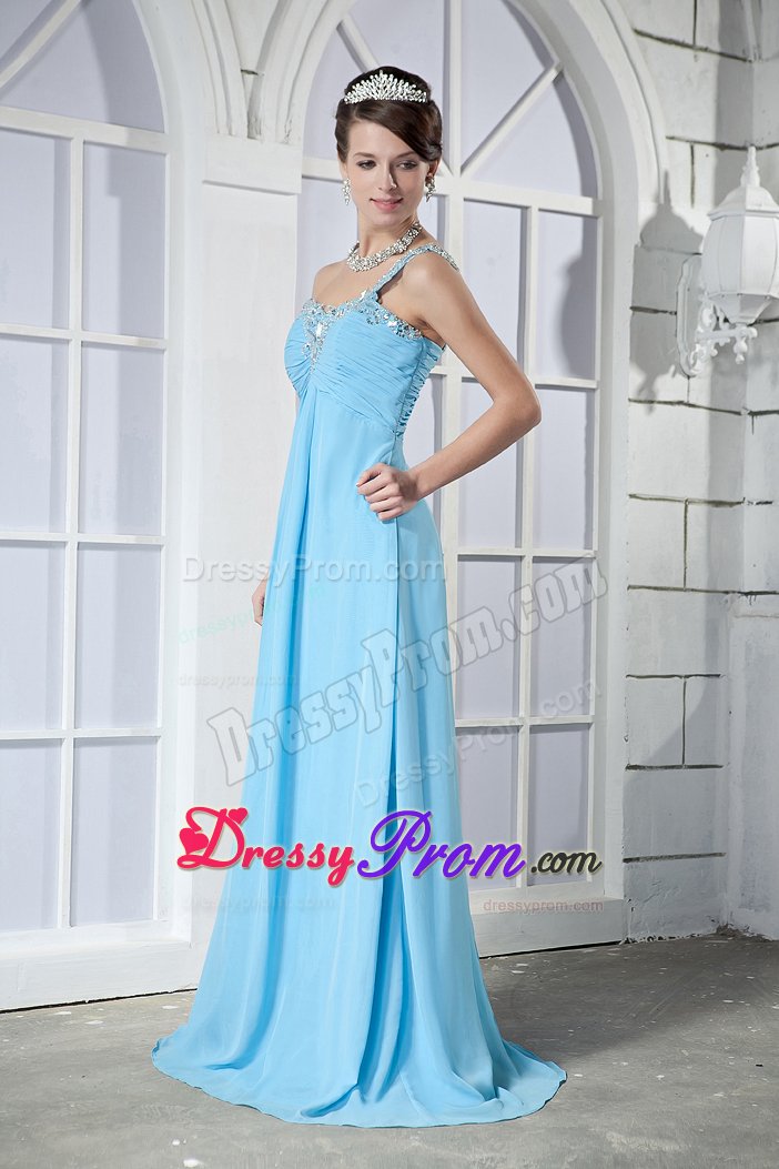 Pretty One Shoulder Beaded Prom Dress Colors to Choose