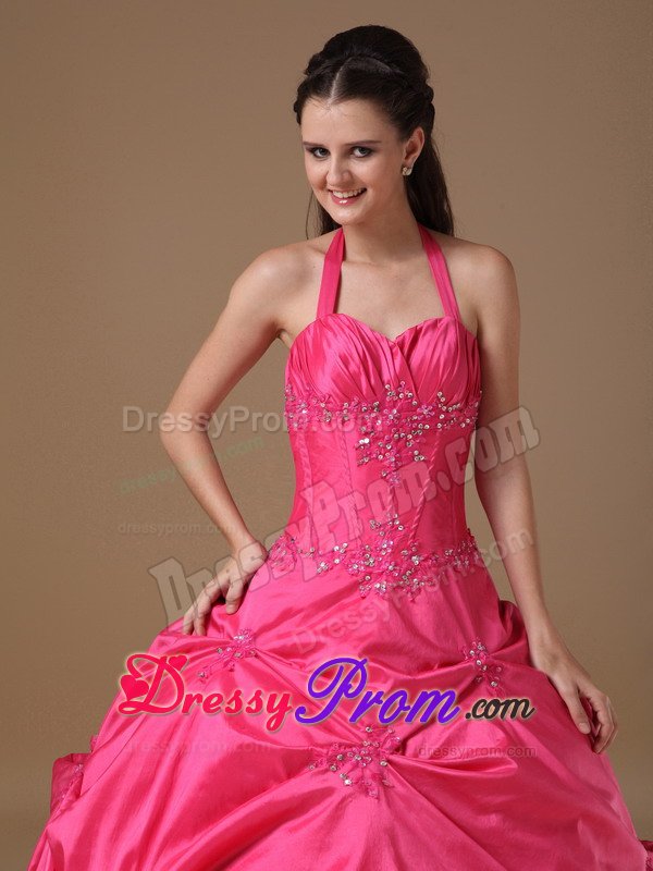 Thousand Oaks CA Hot Pink Dresses for Quinceanera with Beading