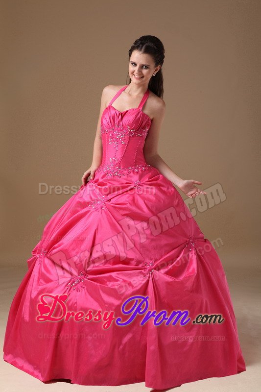 Thousand Oaks CA Hot Pink Dresses for Quinceanera with Beading