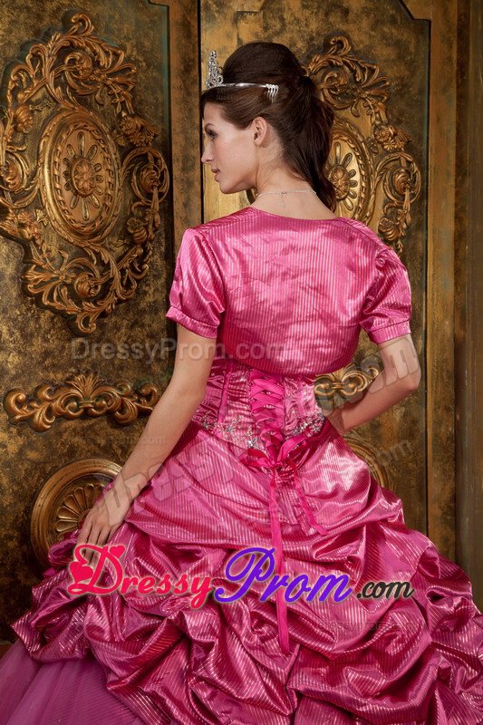 Simi Valley CA Appliqued Hot Pink Quinceanera Dresses Pick ups