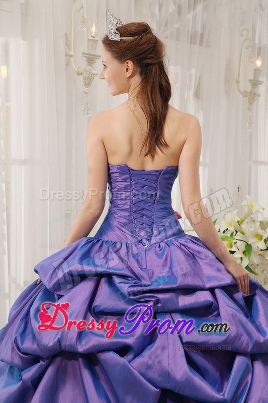 Ruffled Lavender and Hot Pink Quinceanera Dresses of Zebra Print