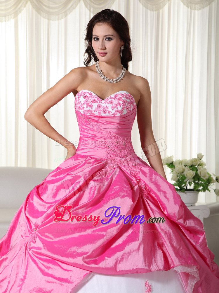 Latest Sweetheart Dress for Quinceanera Lace up Back with Appliques