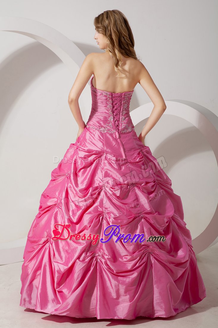Strapless Appliques Sweet 15 Dresses Ruching and Beading in Vogue