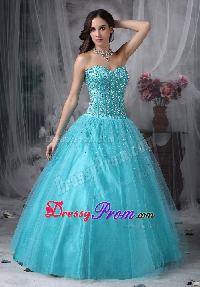 fashionable Beading Sweetheart Dresses for Prom Tulle with Lace up Back