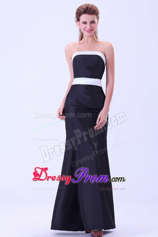 Santa Clarita CA Long Black and White Quinceanera Dama Dresses