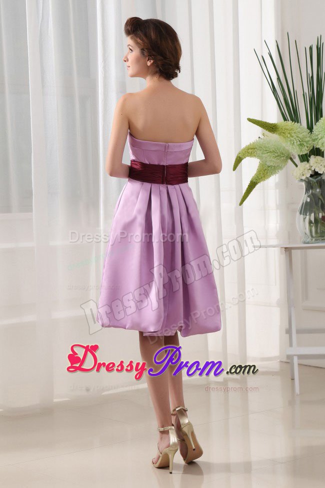 Soft and Girly Strapless Lavender Sweet 15 Dresses Taffeta with Sash