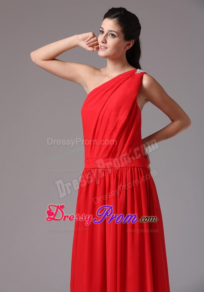 Fashionable Empire Sweet Sixteen Dresses One Shoulder Floor-length