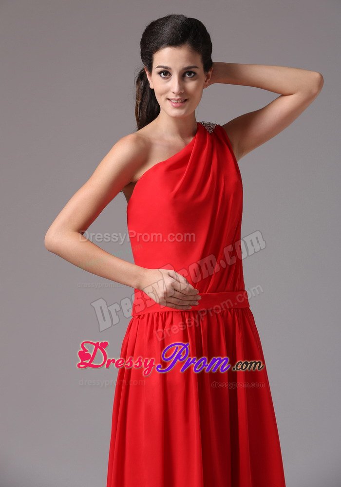 Fashionable Empire Sweet Sixteen Dresses One Shoulder Floor-length