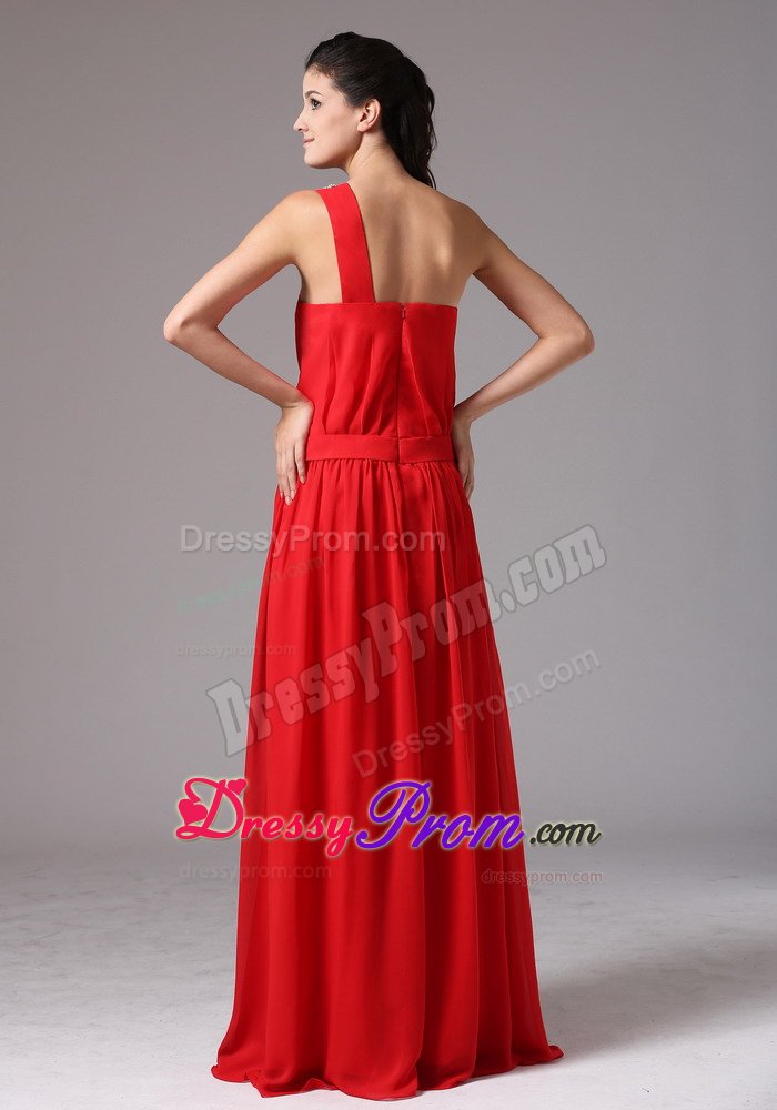 Fashionable Empire Sweet Sixteen Dresses One Shoulder Floor-length