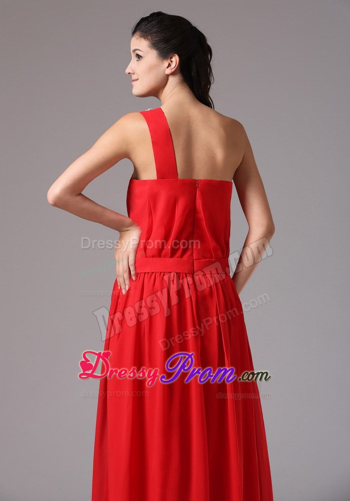Fashionable Empire Sweet Sixteen Dresses One Shoulder Floor-length