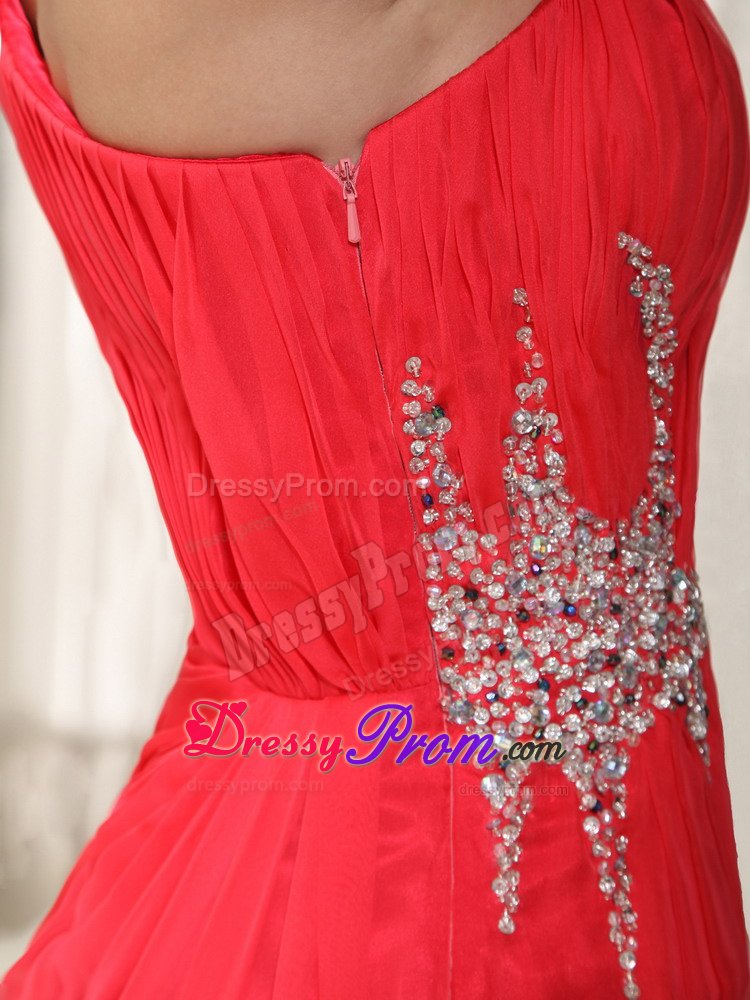 Slitted one Shoulder Prom Dress for Rent Colors To Choose