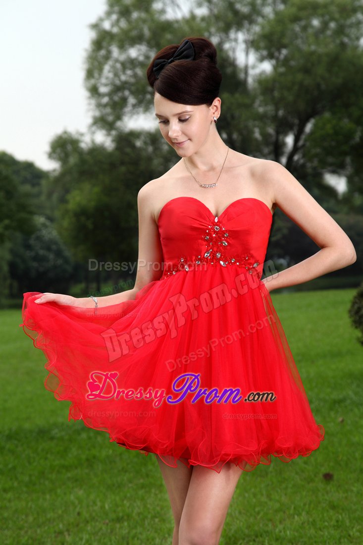 Sweetheart Prom Holiday Dress with Beading and Layers Organza Skirt
