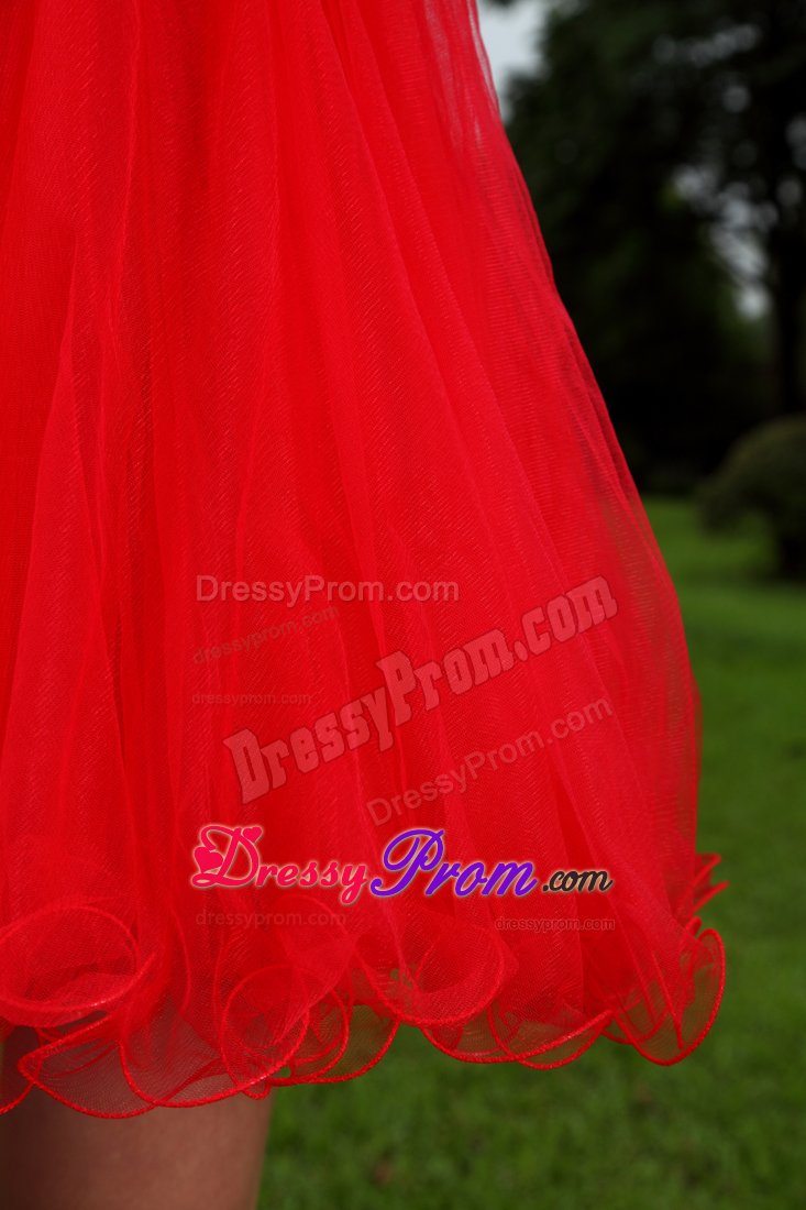 Sweetheart Prom Holiday Dress with Beading and Layers Organza Skirt