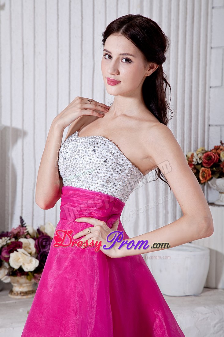 Sweetheart Beading Organza Mini Length Prom Homecoming Dress