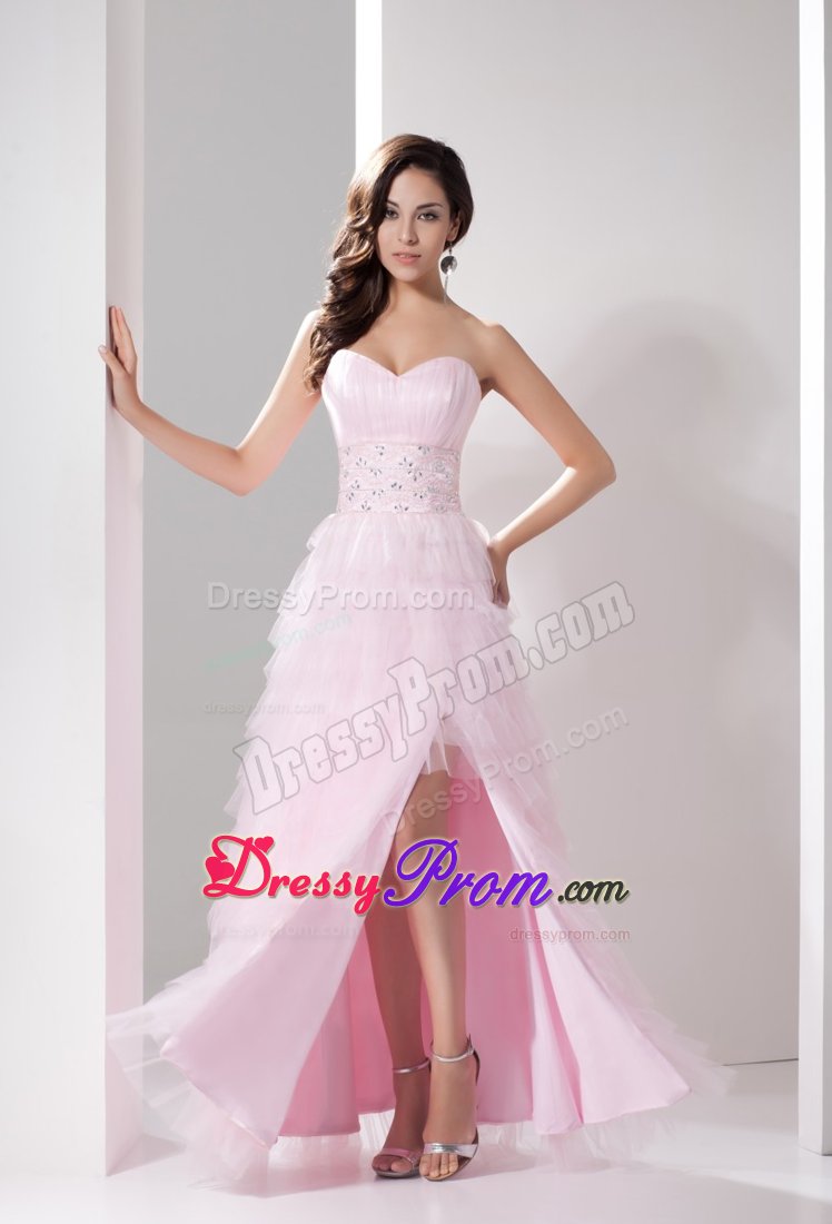 Ankle-Length Sweetheart Ruffled Prom Dress Colors To Choose