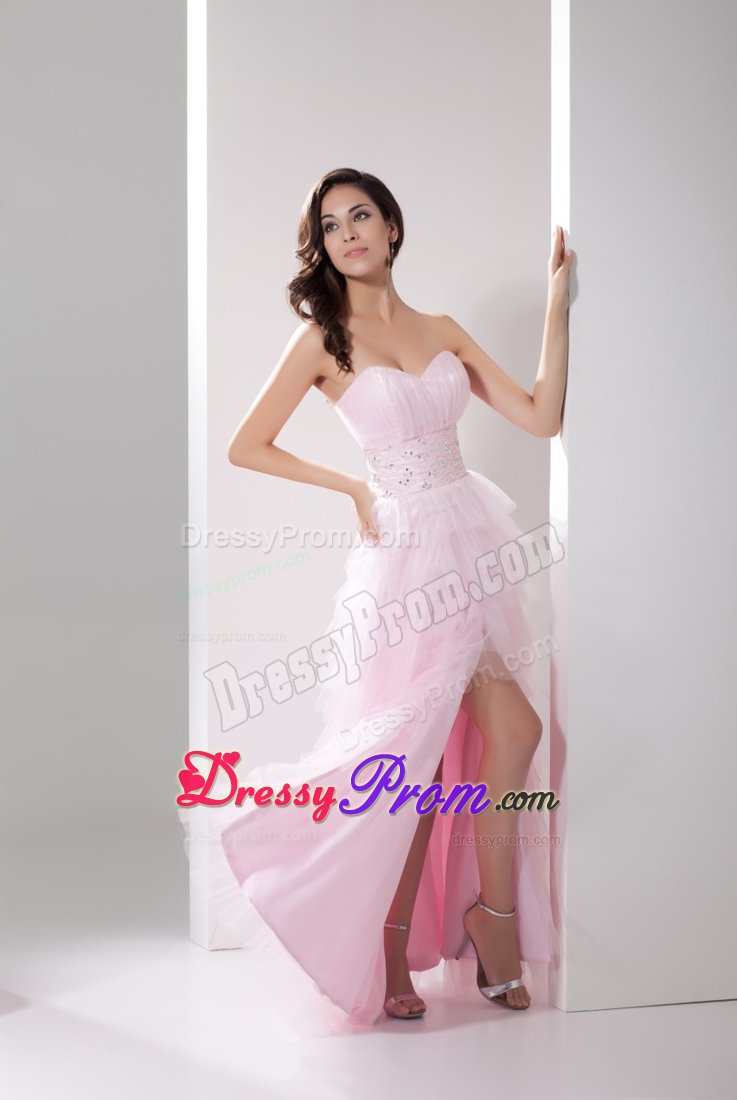 Ankle-Length Sweetheart Ruffled Prom Dress Colors To Choose