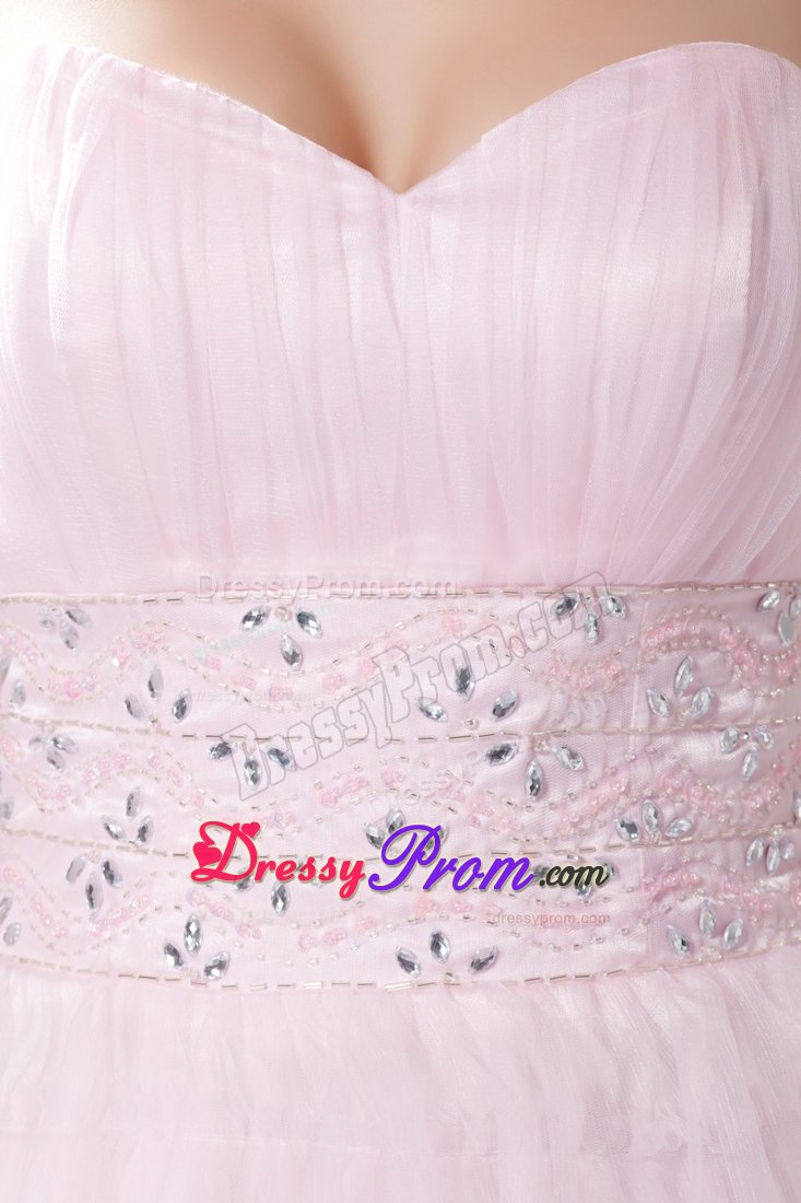 Ankle-Length Sweetheart Ruffled Prom Dress Colors To Choose