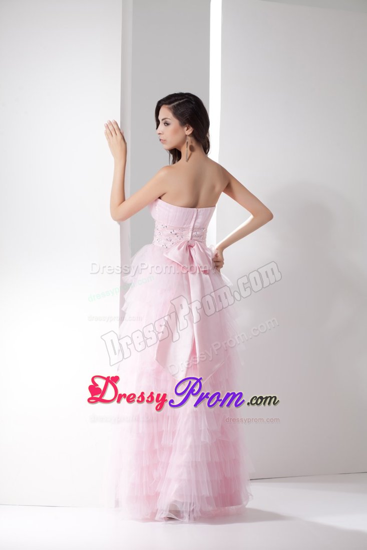 Ankle-Length Sweetheart Ruffled Prom Dress Colors To Choose