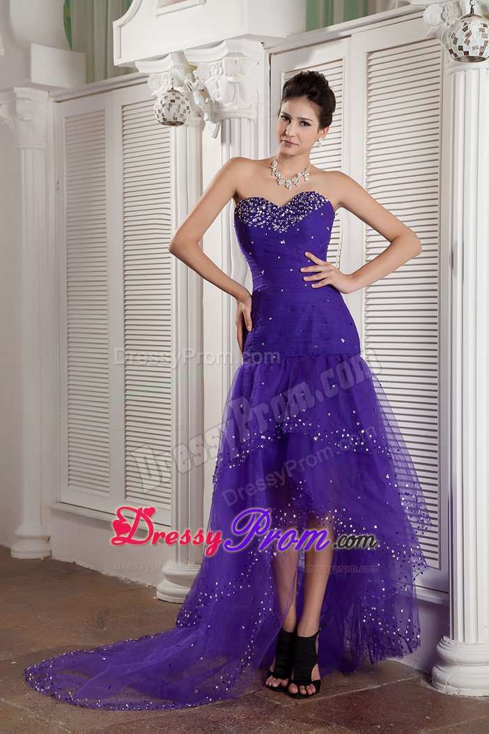 Romantic Tulle Beading Prom Celebrity Dress Sweetheart Lace up Back