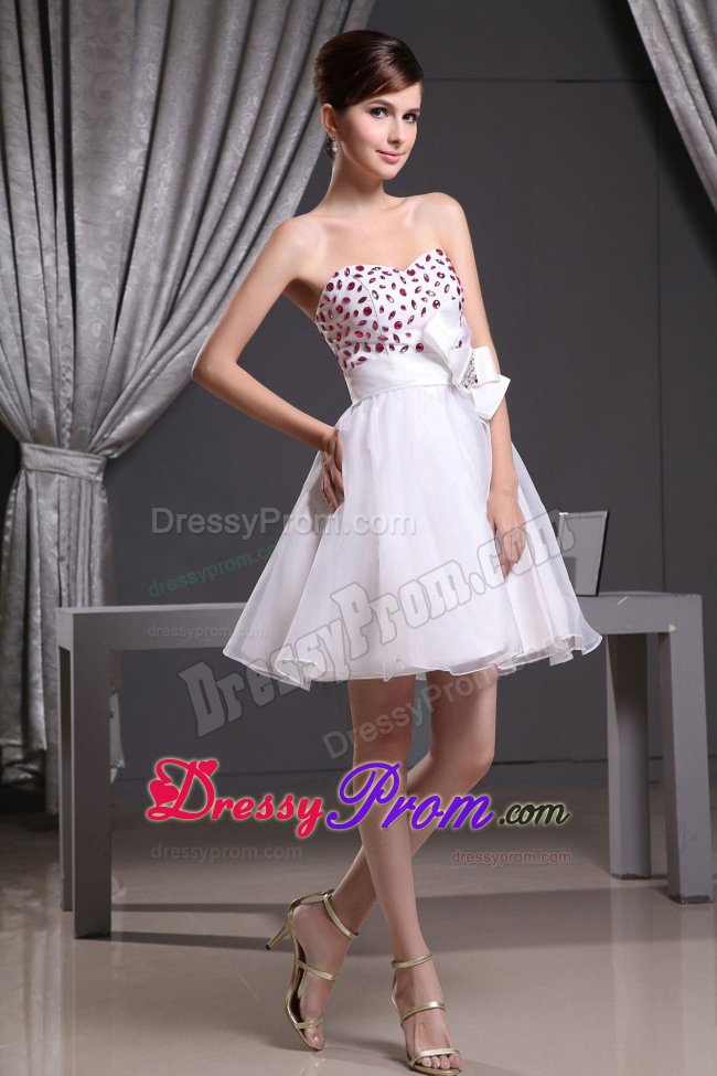 Beaded Decorated Bust and Sash For 2013 Prom Dress with Organza