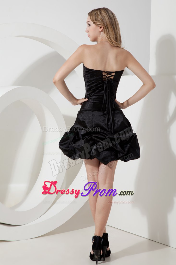 Layered Ruffles and Sweetheart for Black Prom Gown Dress in IL