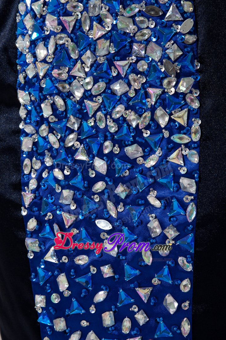 Sweetheart Rhinestones Short Black Mini Dress for Prom Queen