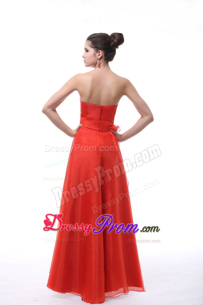 Sophisticated Embroidery Prom Celebrity Gown Strapless Floor-length