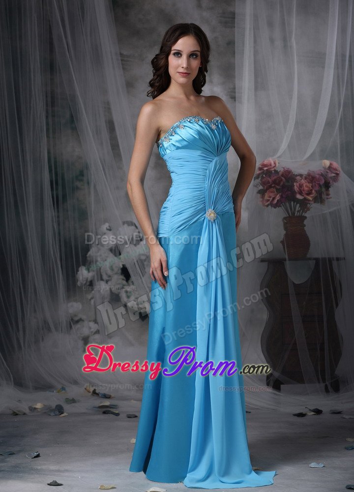 Best Prom Gowns Ruches and Beaded Bodice Lace up Back in Paulista