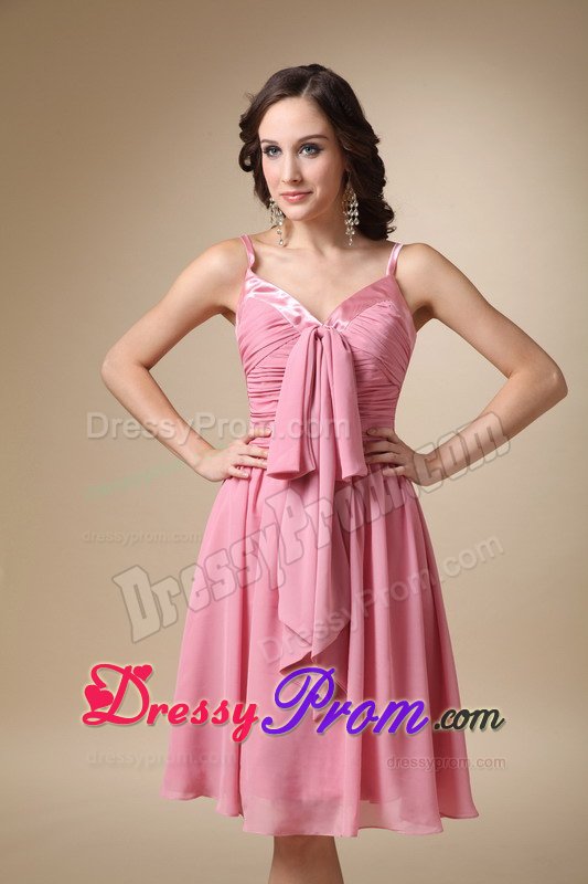 Anapolis Chiffon Spaghetti Straps Junior Prom Chiffon with Mini-length