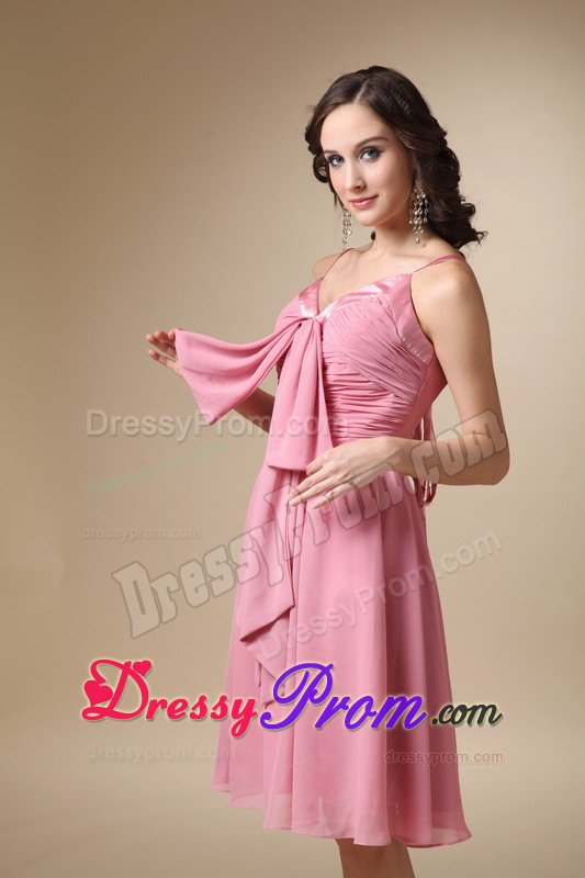 Anapolis Chiffon Spaghetti Straps Junior Prom Chiffon with Mini-length