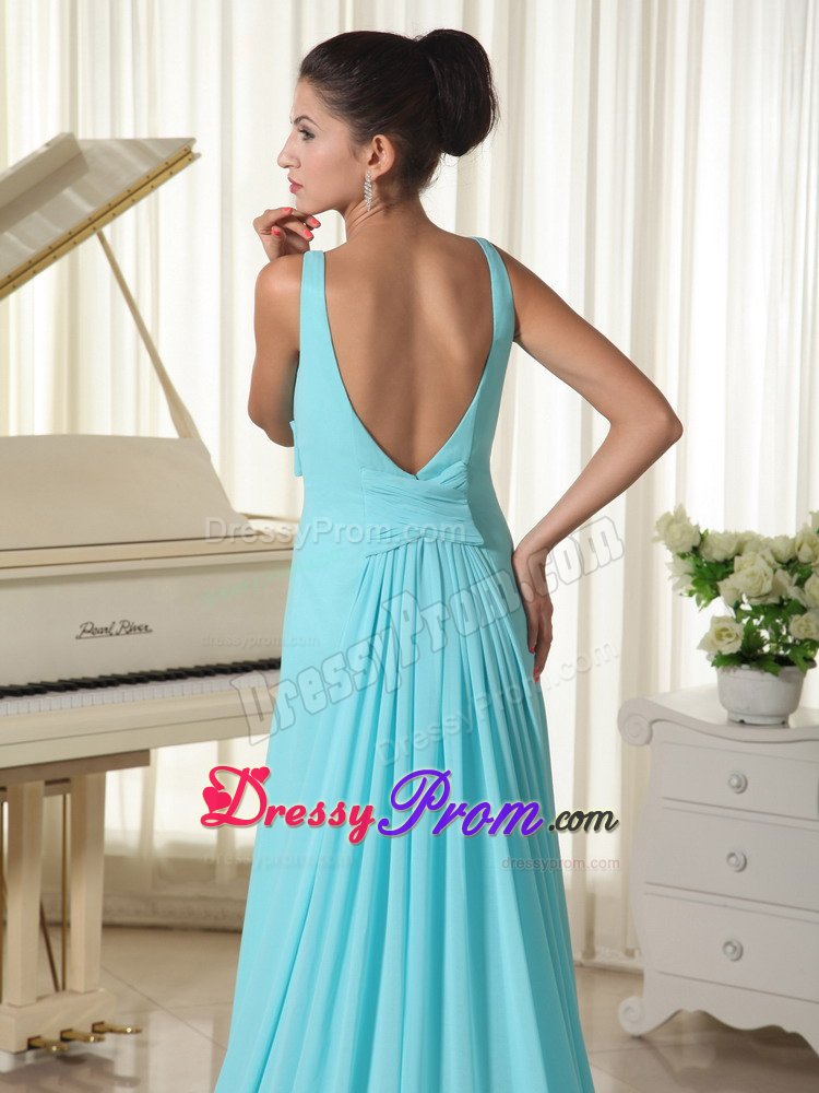 Sleeveless Plunging Neckline Prom Cocktail Dress Beading Court Train