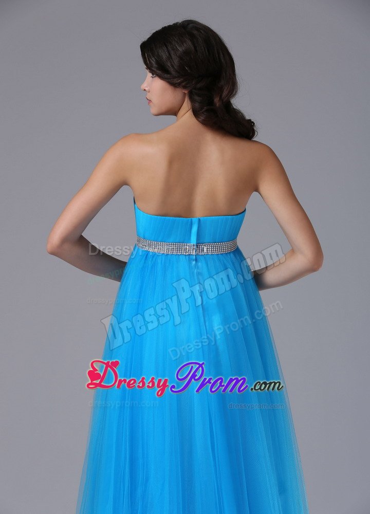 New Chiffon Floor-length Prom Party Dress Strapless Beaded in Jundiai
