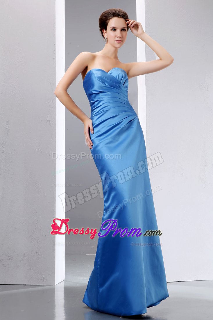 Tasty Ruched Sweetheart Senior Prom Strapless Floor-length Cariacica
